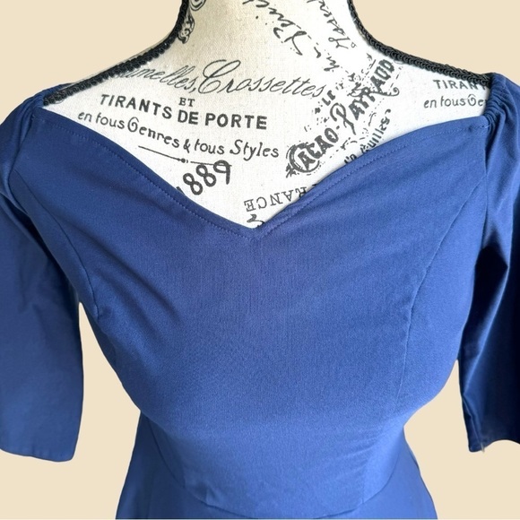 Women’s Blue Grace Karin Retro Inspired Dress Size Small - Picture 2 of 6